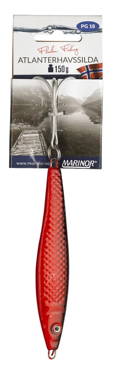 MARINOR Pilker ATLANTERHAVS SILDA Schwarz-Rot