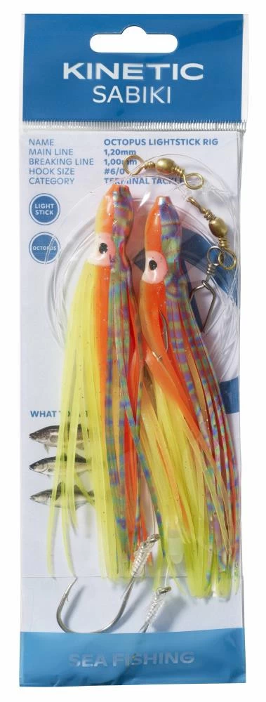 Kinetic Sabiki Octopus Lightstick - Vorfach