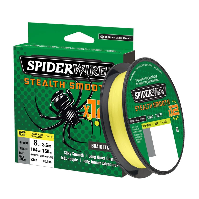 SPIDERWIRE Stealth Smooth 12 Braid - Geflochtene Schnur