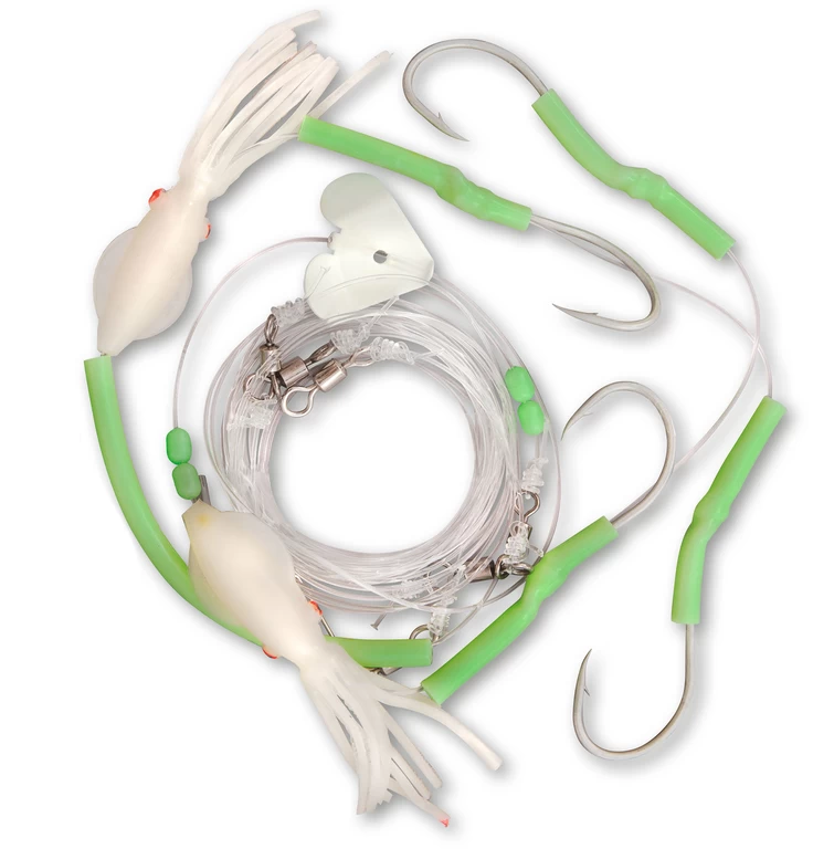 Zebco Leng Rig Selbstleuchtend 10/0 + 7/0 - 1,20mm - 65kg - Image 2