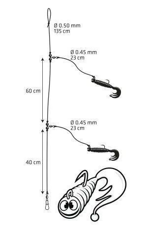 Zebco Trophy Cod Rig - Dorschvorfach - Image 4