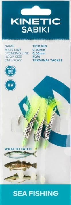 Kinetic Sabiki TRIO Rig - Vorfach