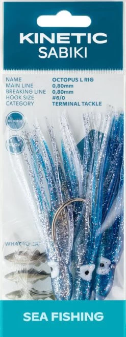 Kinetic Sabiki Octopus Rig Large - Vorfach